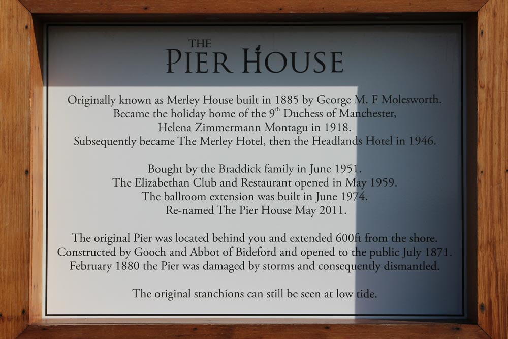 History of The Pier House, Westward Ho! - Beautiful England Photos