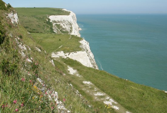 Langdon Cliffs, White Cliffs of Dover - Beautiful England Photos